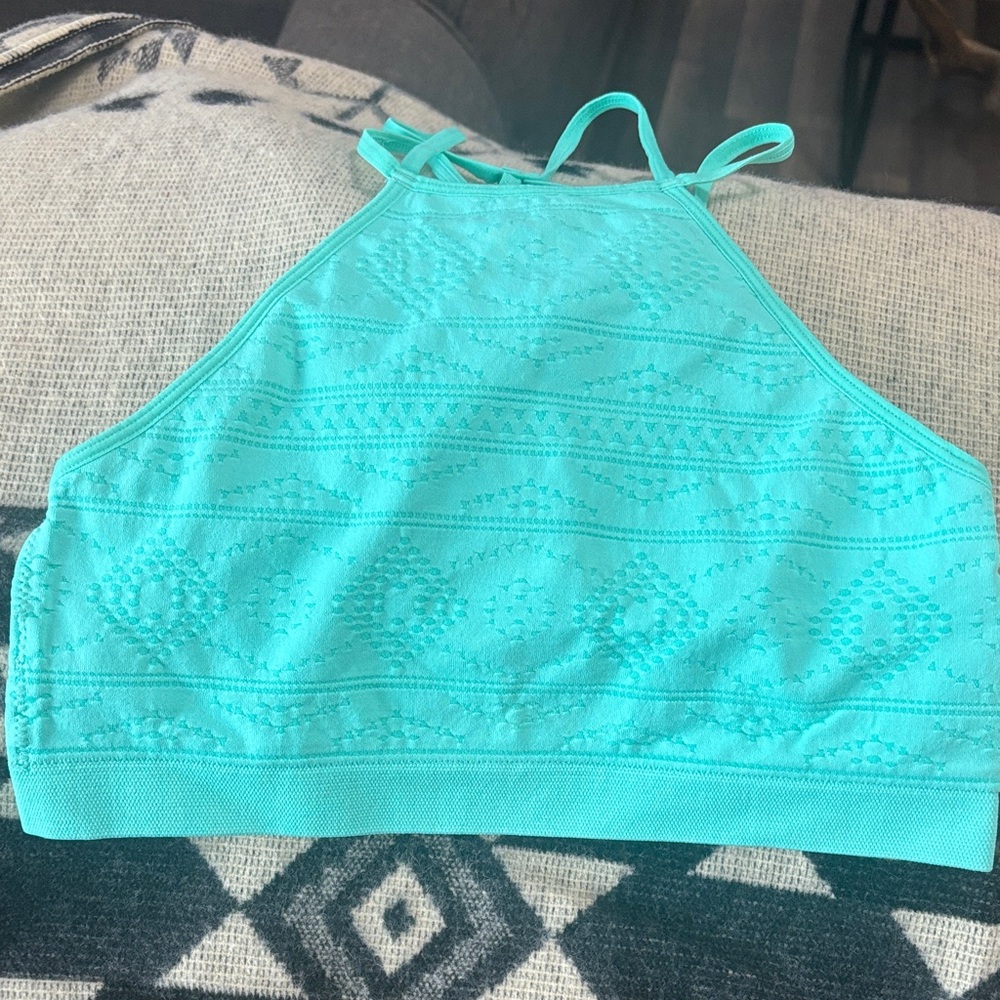 Victoria's Secret Aqua Crop Top
